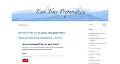Desktop Screenshot of endtimepreparedness.com
